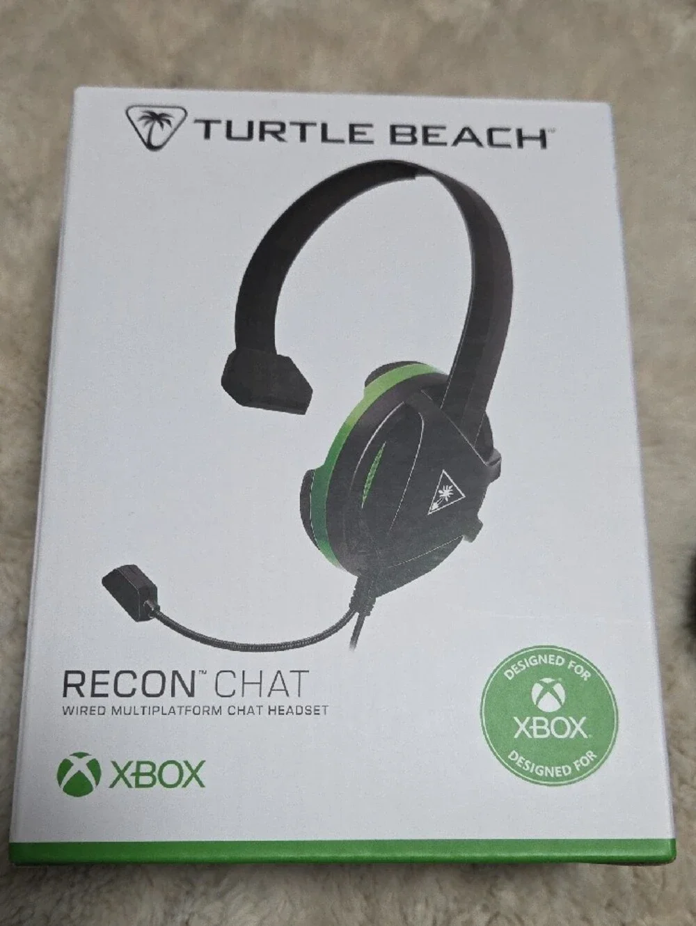 Turtle Beach Recon Chat Wired Xbox Headset - Black & Green